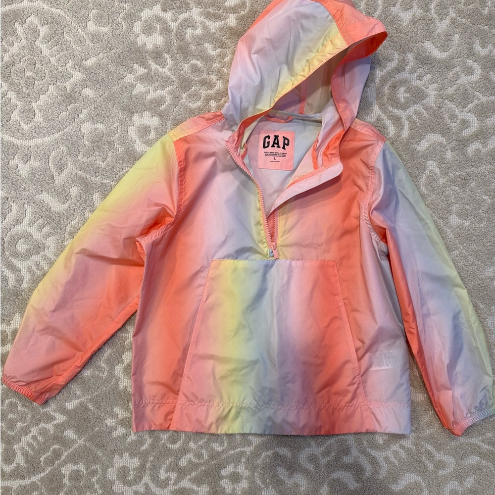 GAP Pastel Rainbow Hooded Jacket